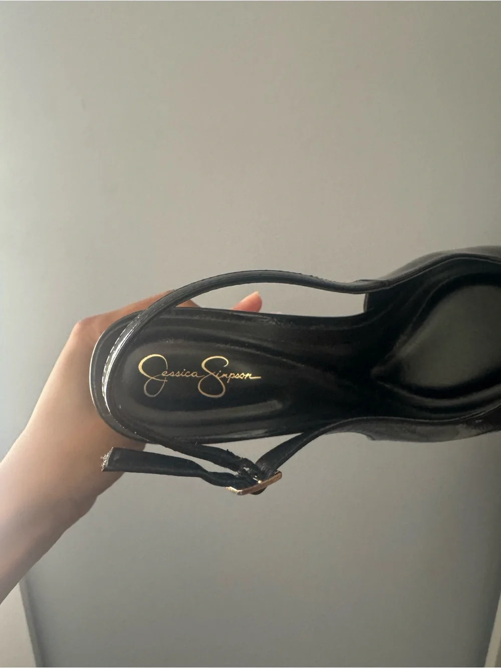 Jessica Simpson black patent